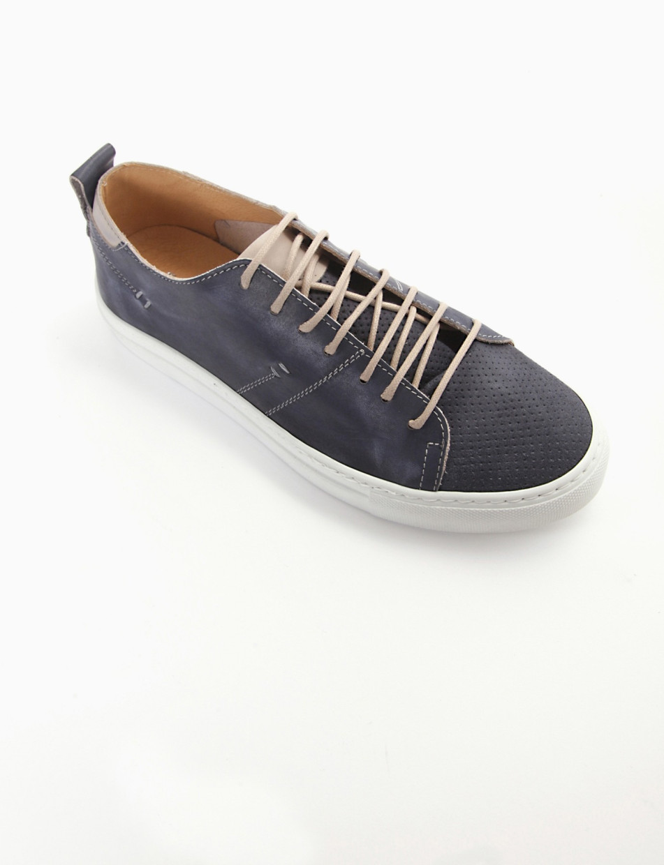 Sneakers blu chamois