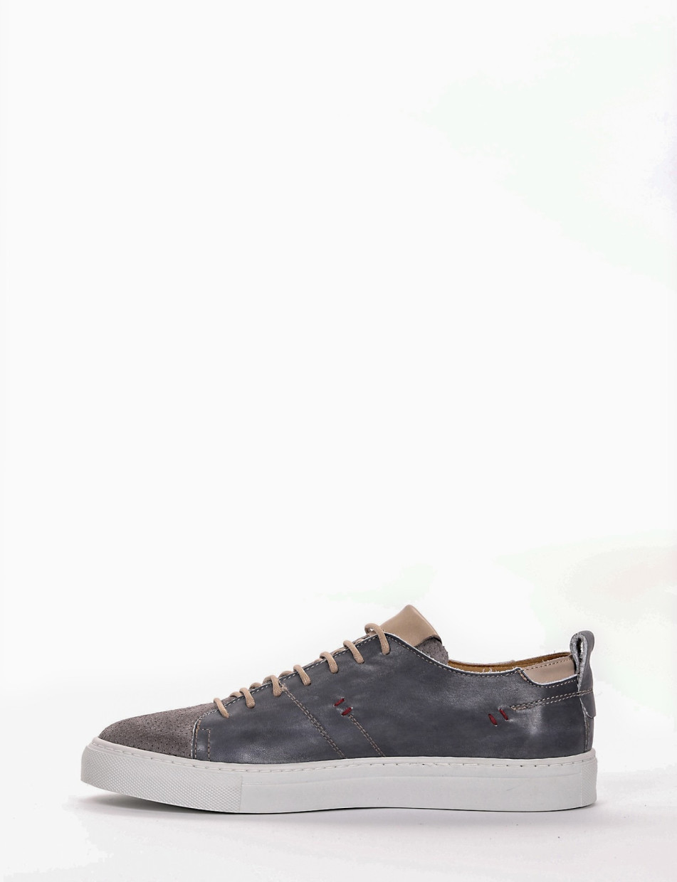 Sneakers camoscio grigio