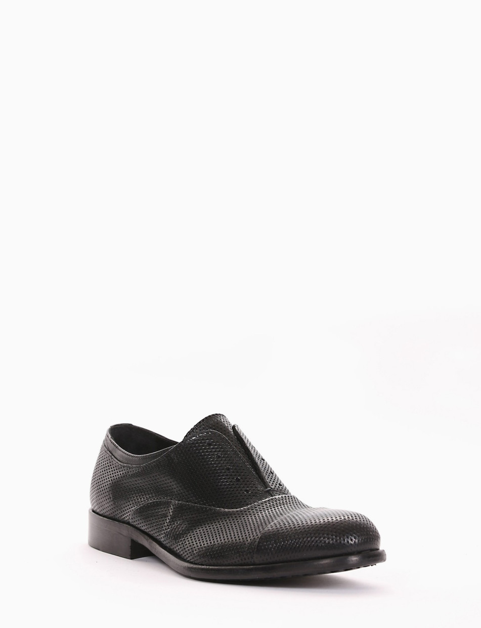 scarpa no lace nero