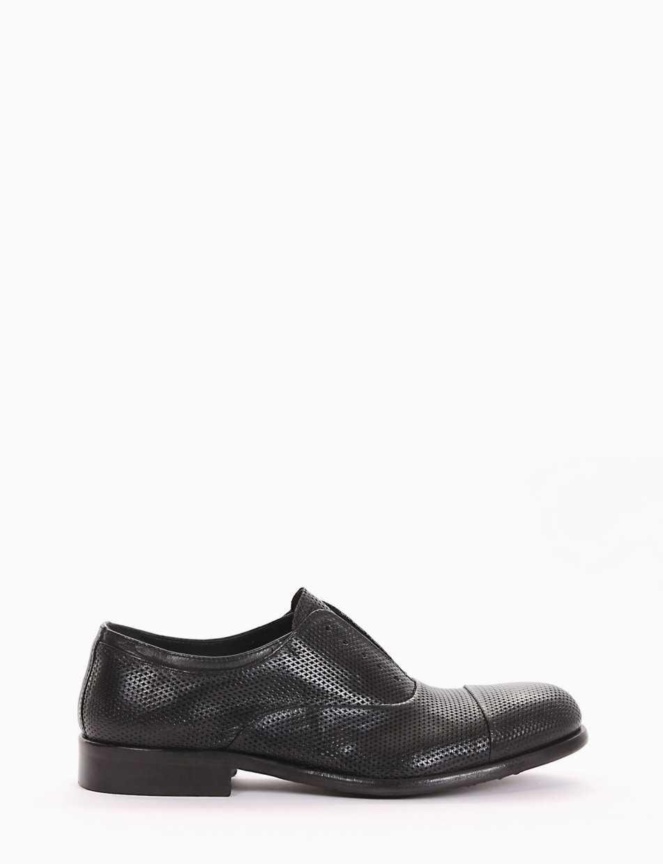 scarpa no lace nero