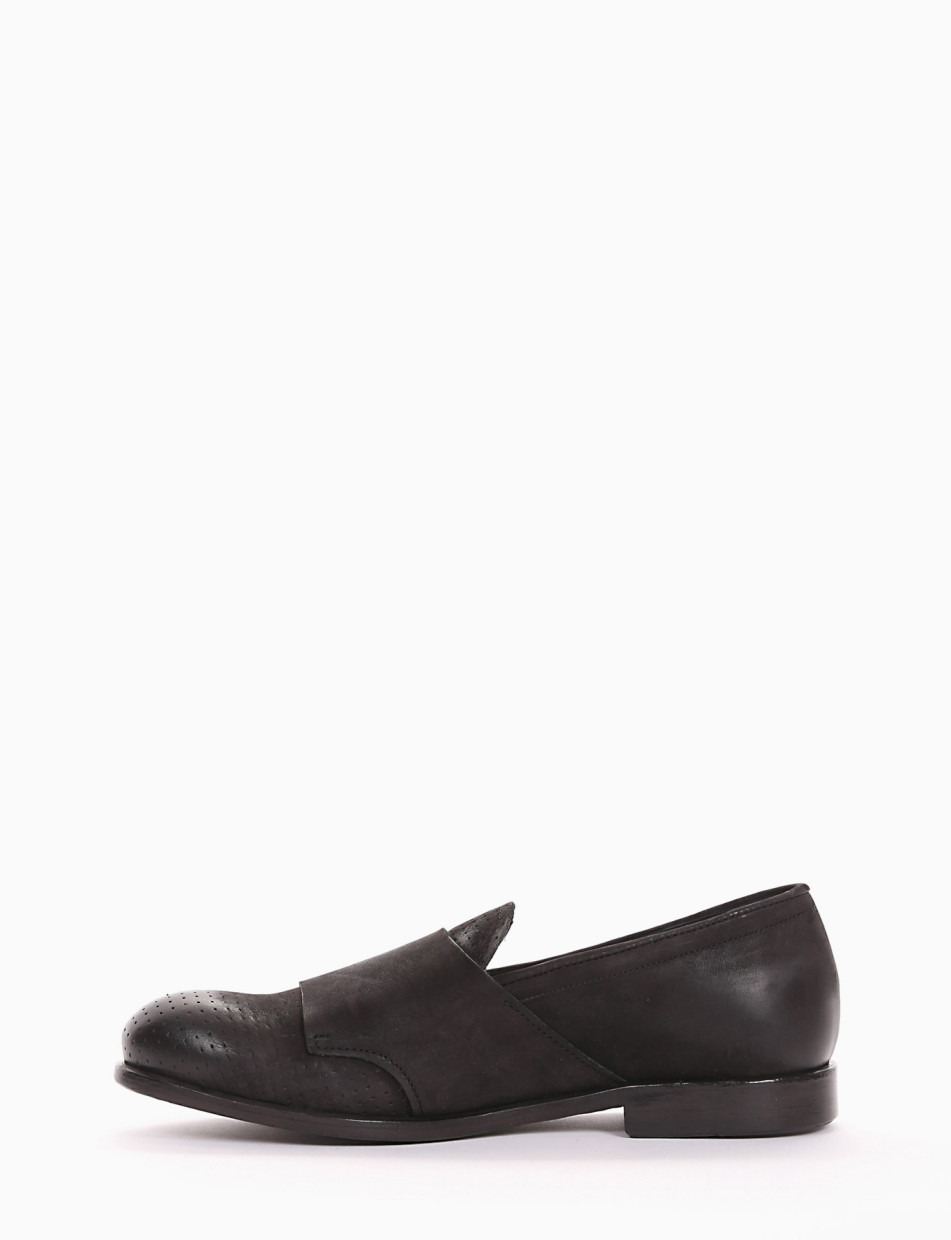 Lace-up shoes heel 2 cm black
