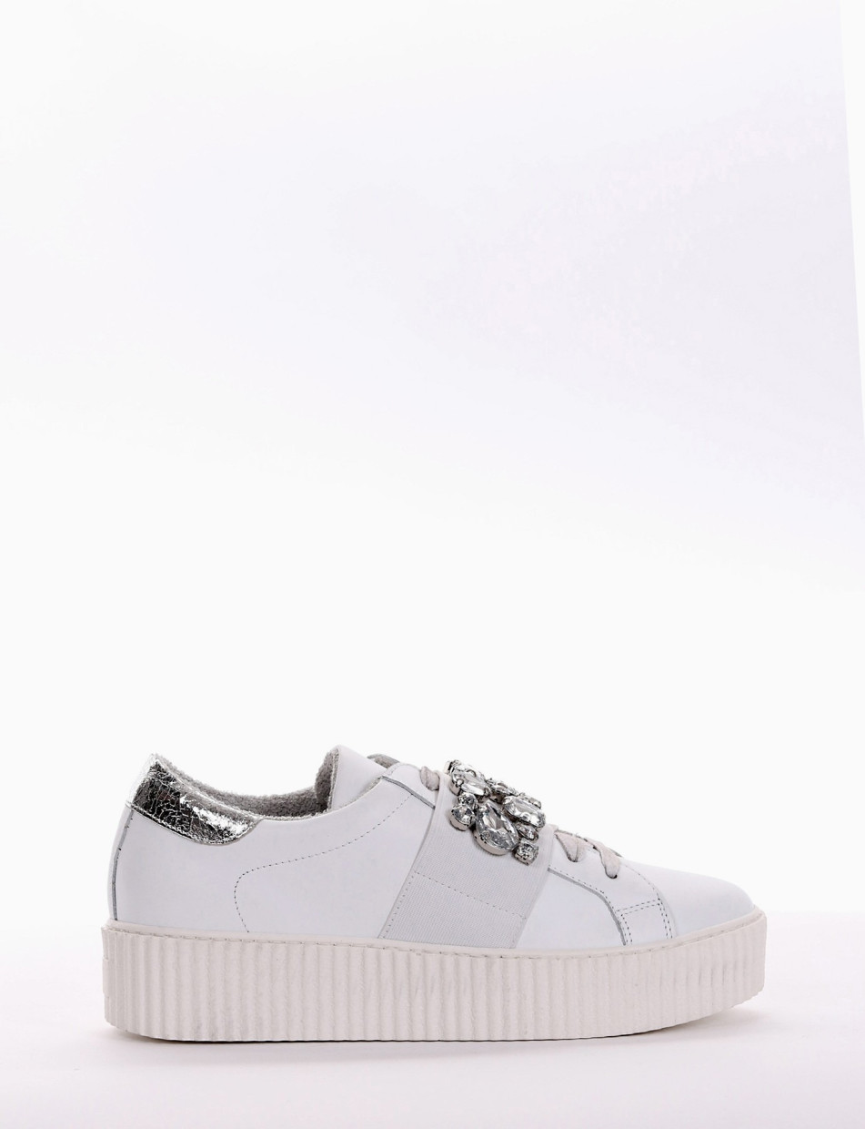 Sneakers white leather