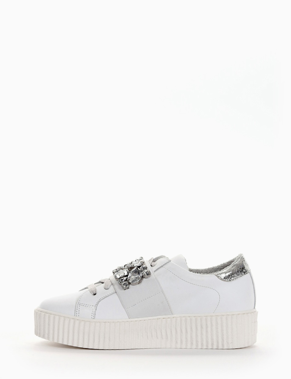 Sneakers white leather