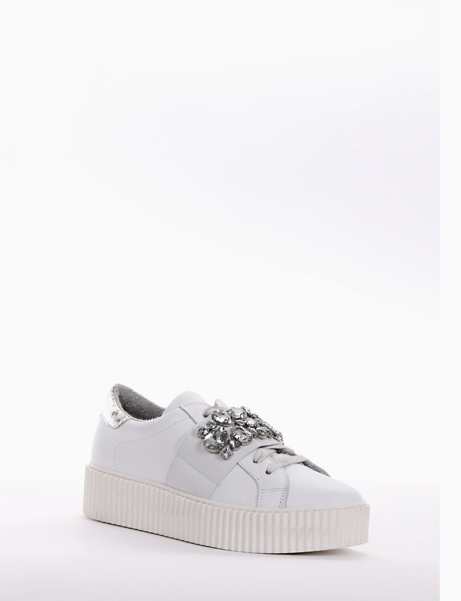 Galaxy bianco strass