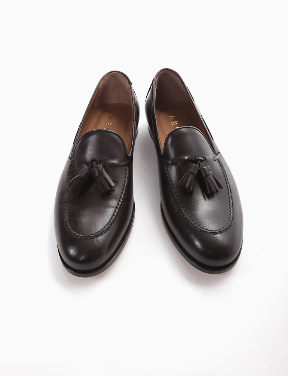 mocassino tacco 2 cm testa