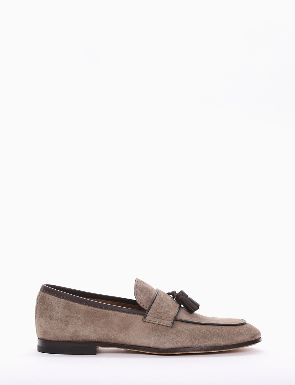 mocassino tacco 2 cm beige