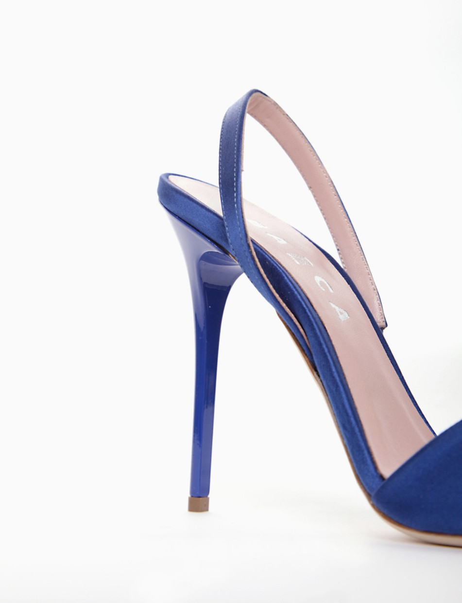 Chanel tacco 10 cm blu
