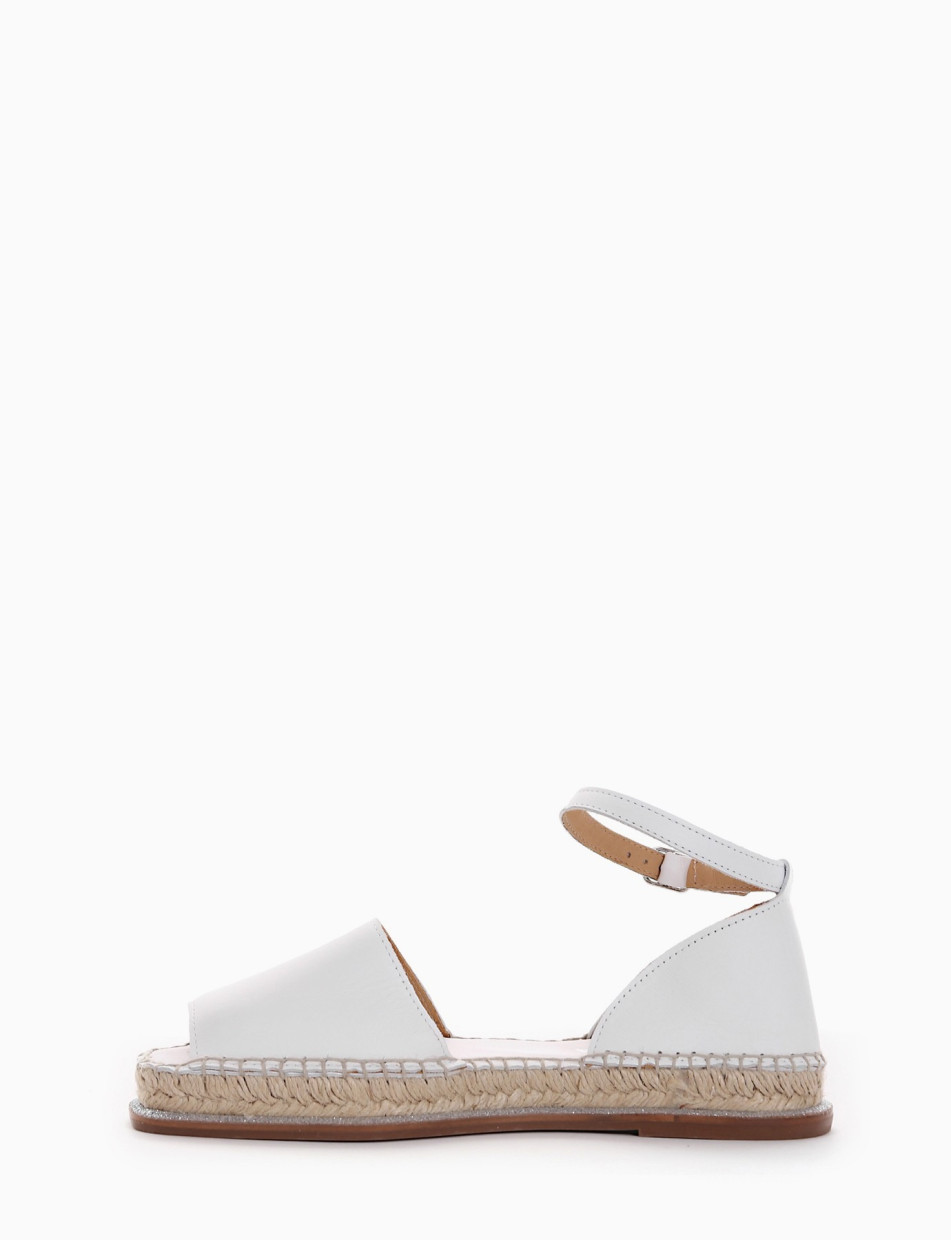 Espadrillas white leather