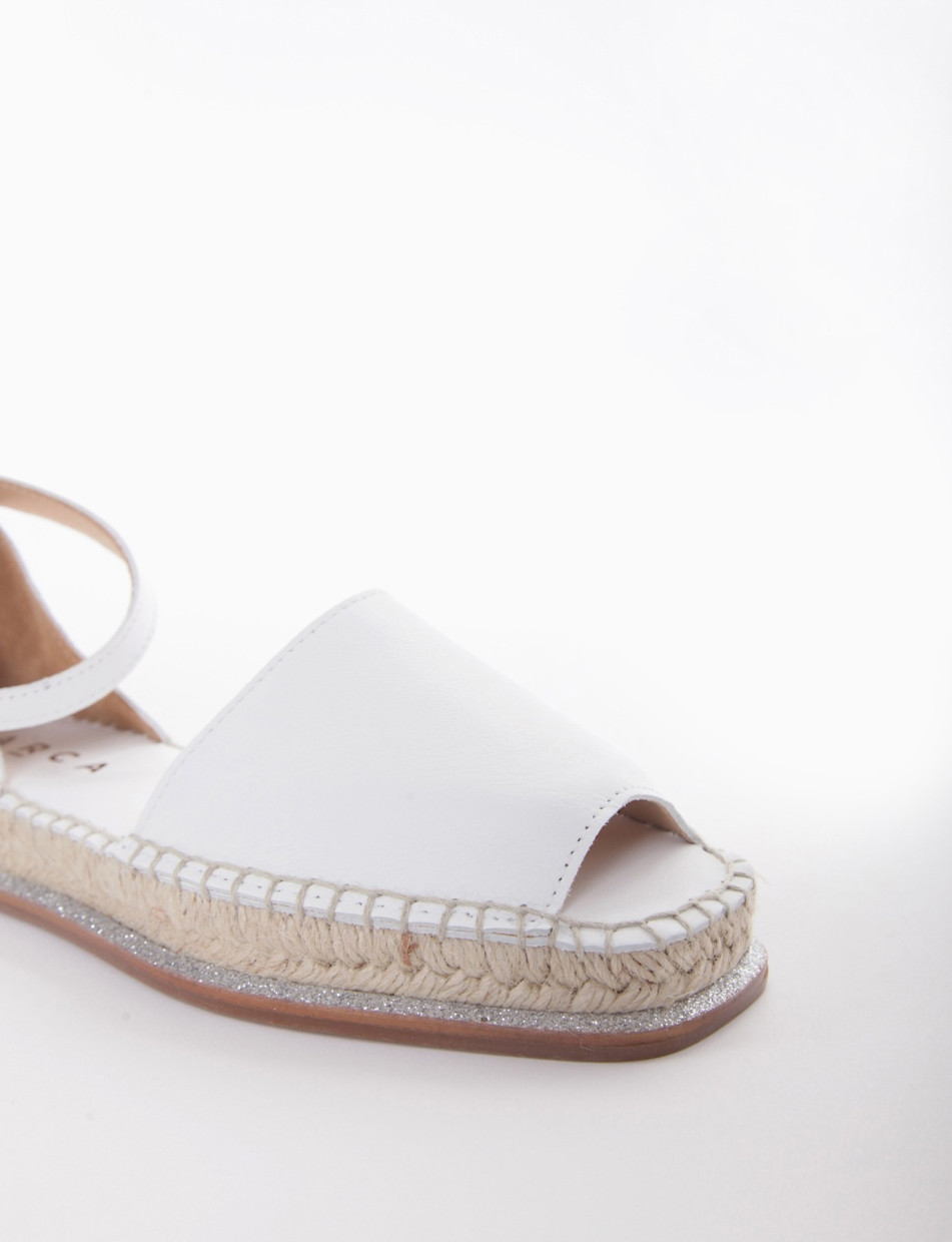 Espadrillas white leather