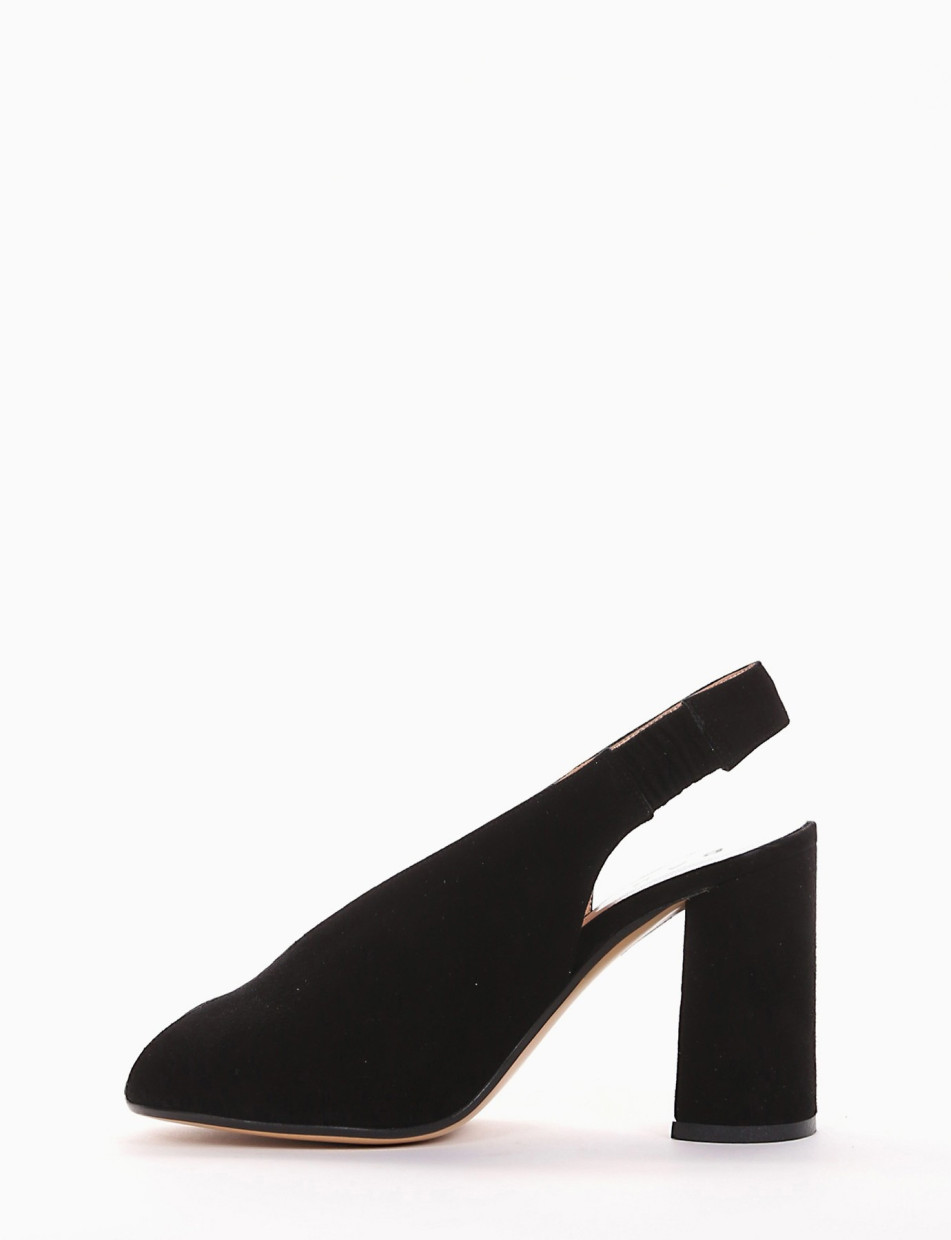 sandalo tacco 7 cm nero