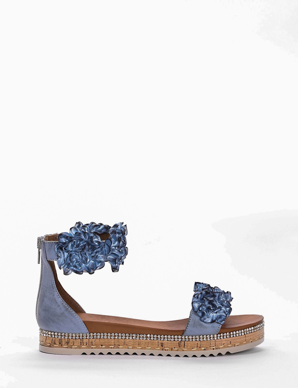 sandalo zeppa jeans