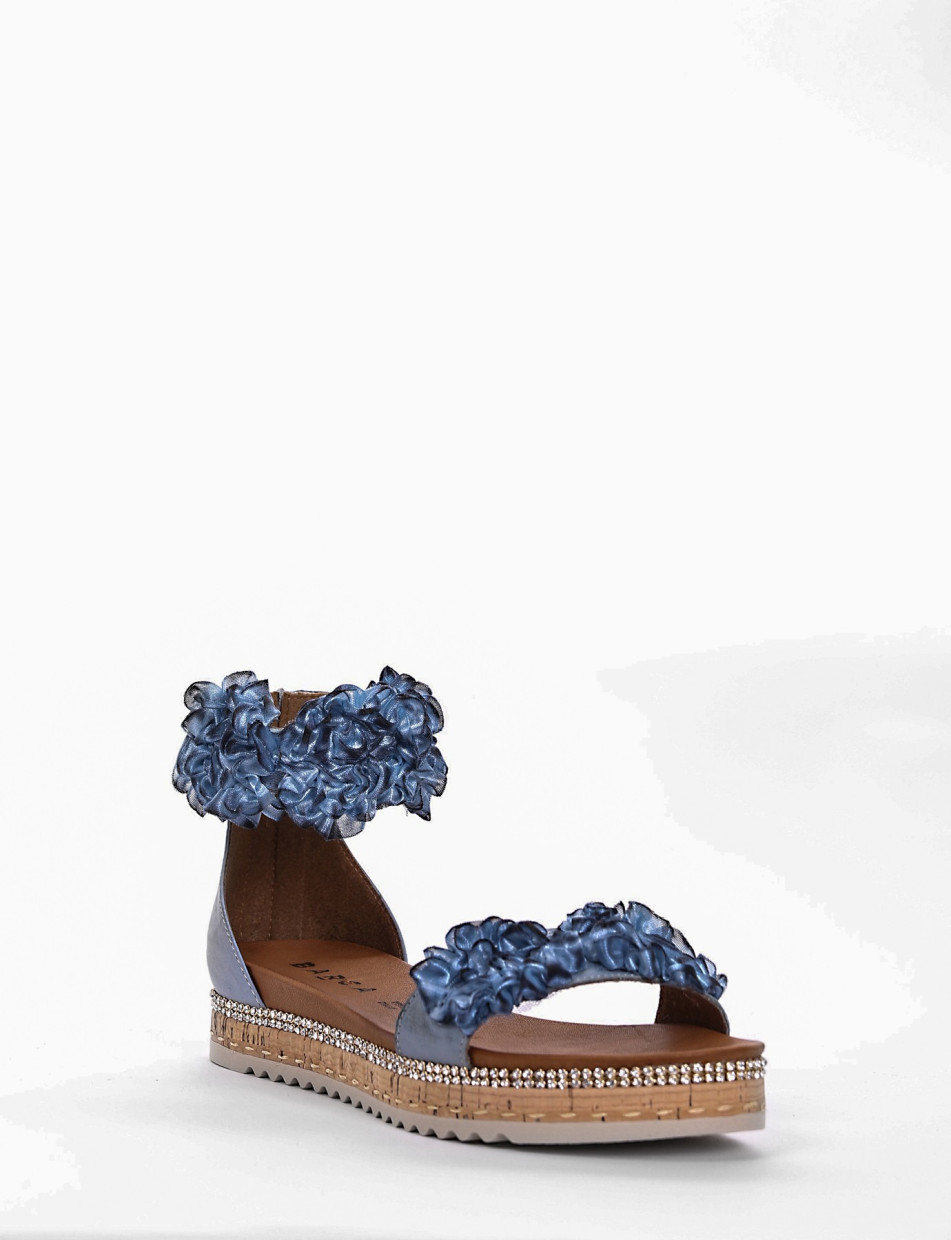 sandalo zeppa jeans