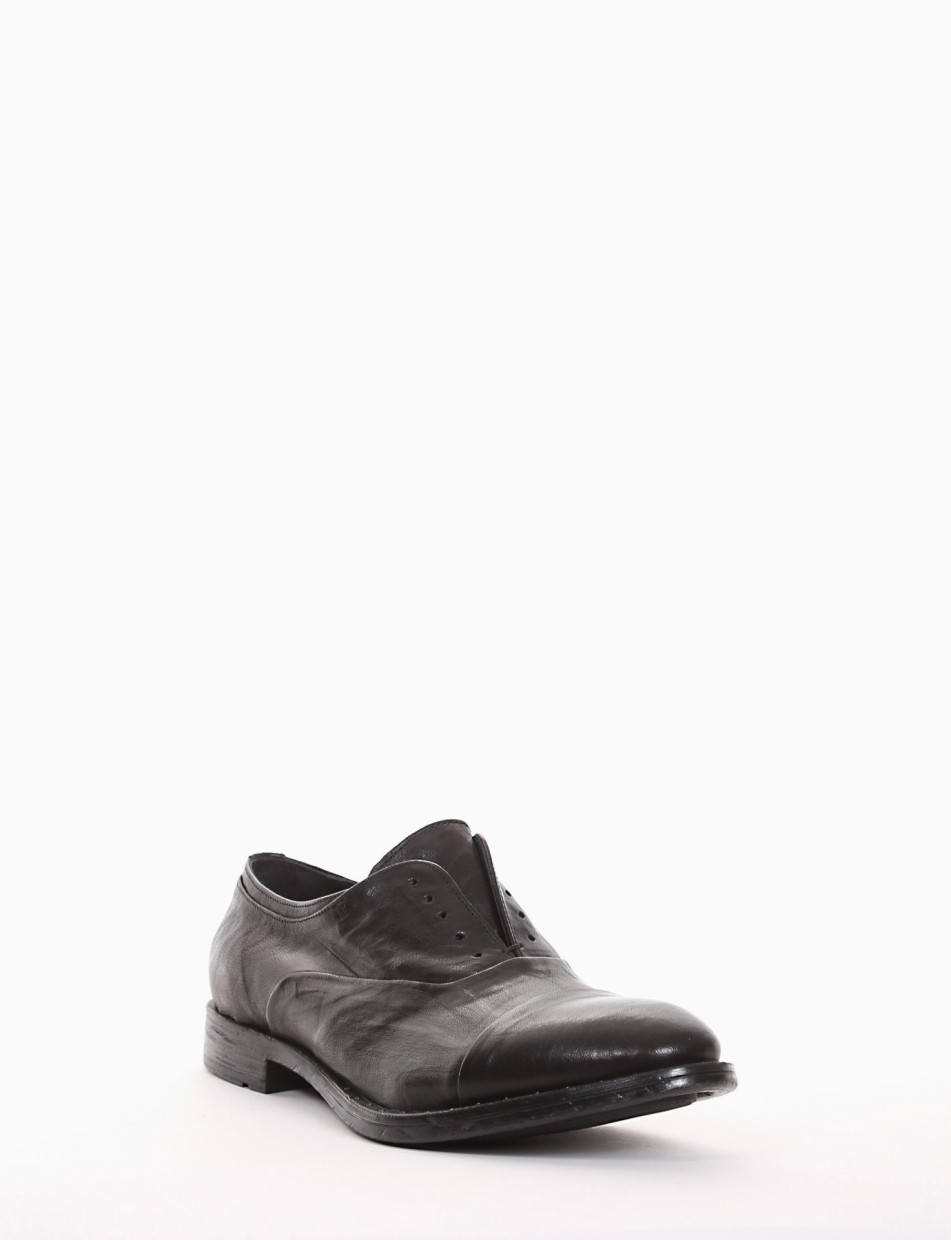 scarpa lacci tacco 2 cm nero