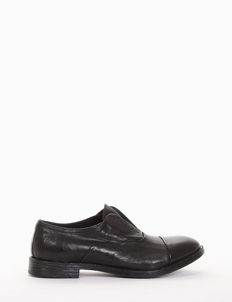 scarpa lacci tacco 2 cm nero