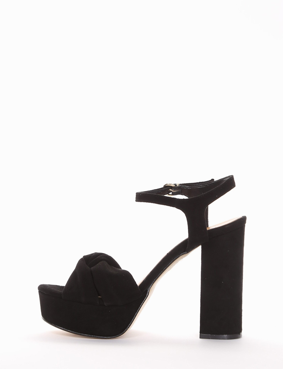 sandalo tacco 10 cm nero