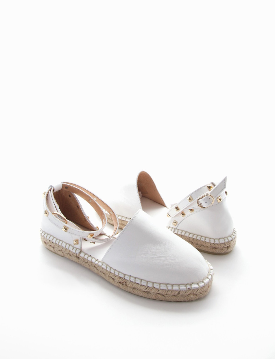 Espadrillas white leather