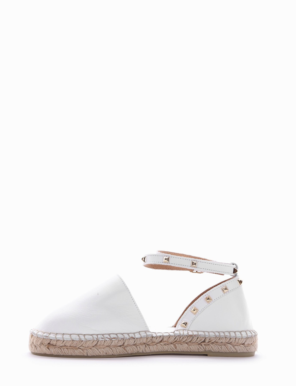 Espadrillas white leather