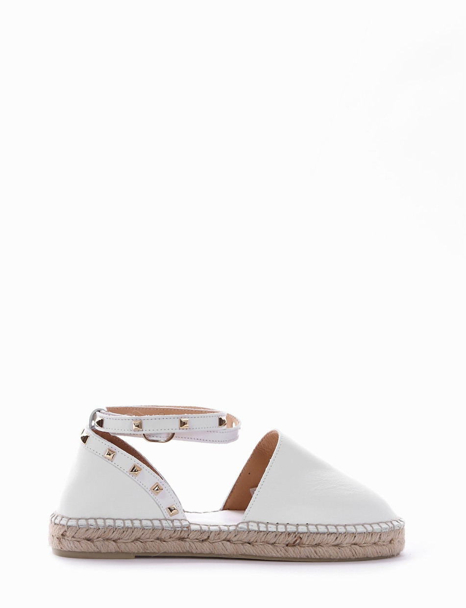 Espadrillas white leather