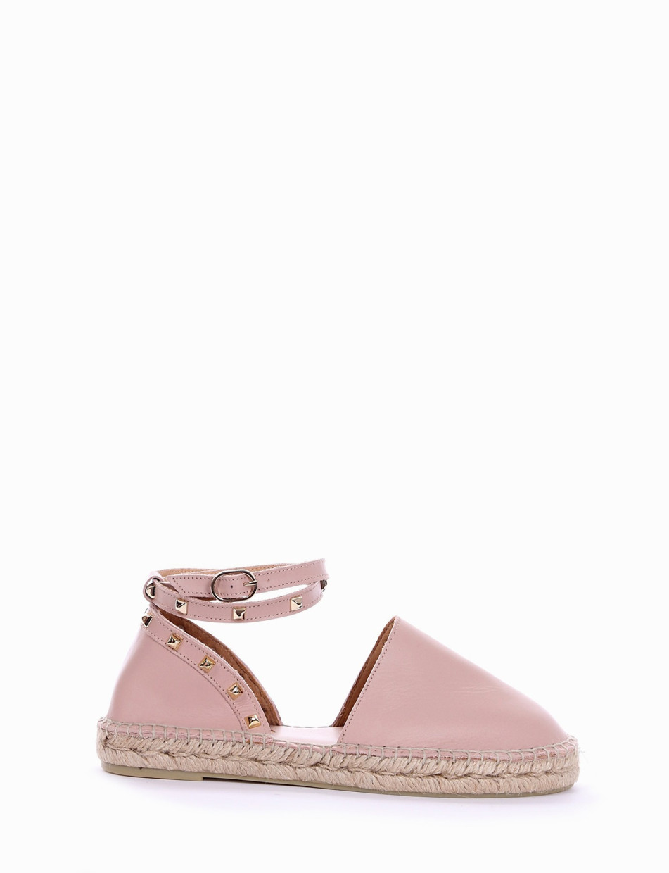 Espadrillas pink leather