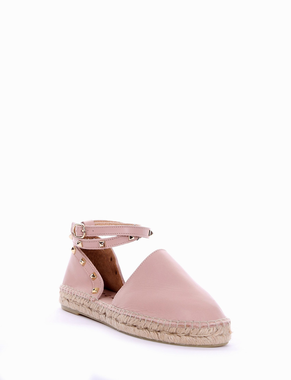 Espadrillas pink leather