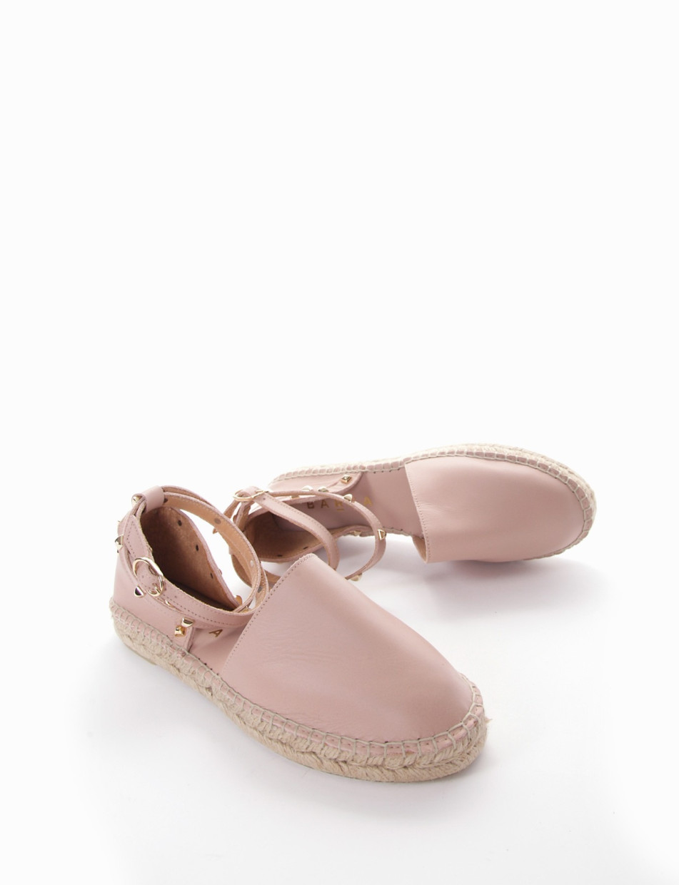 Espadrillas pink leather