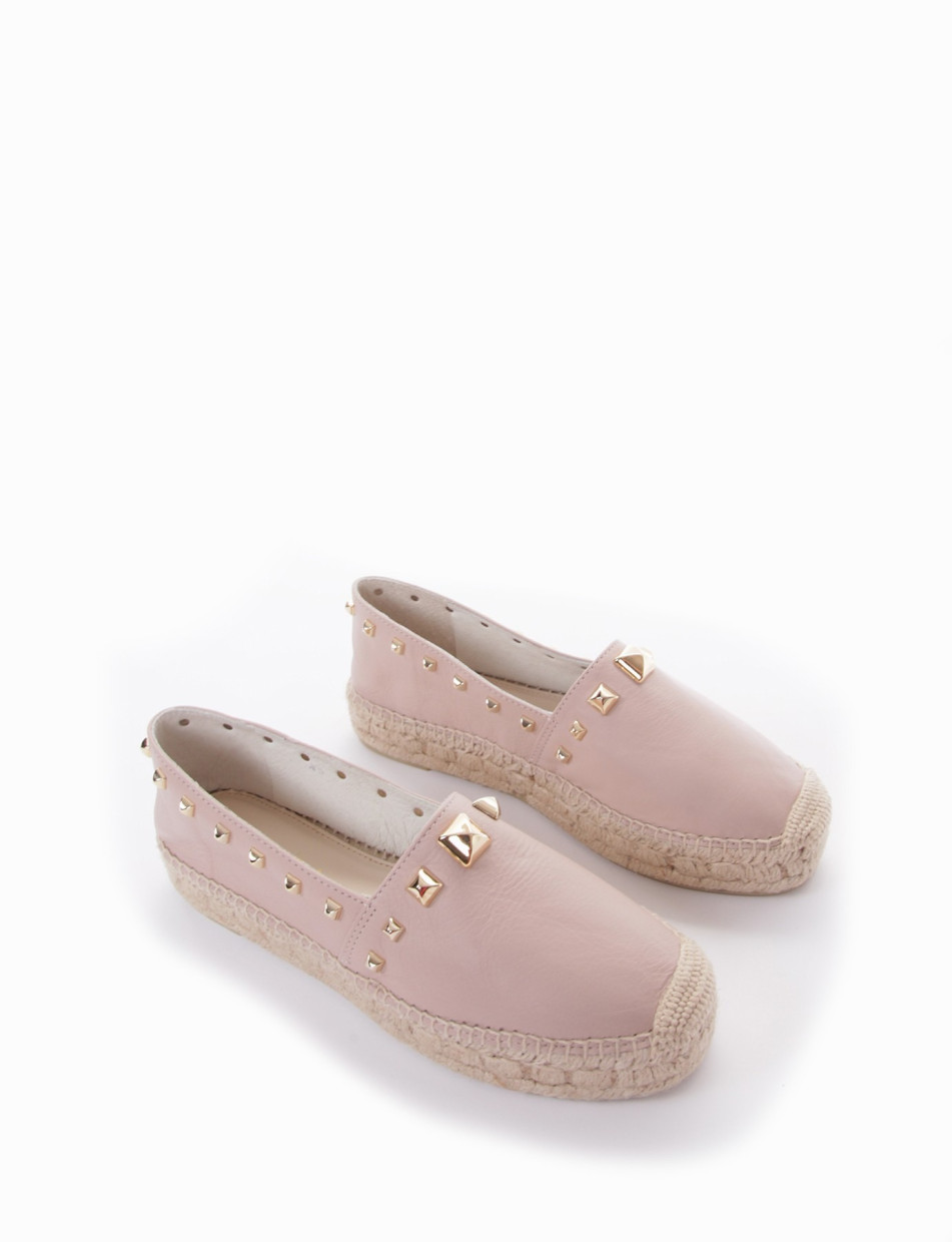 Espadrillas pink leather