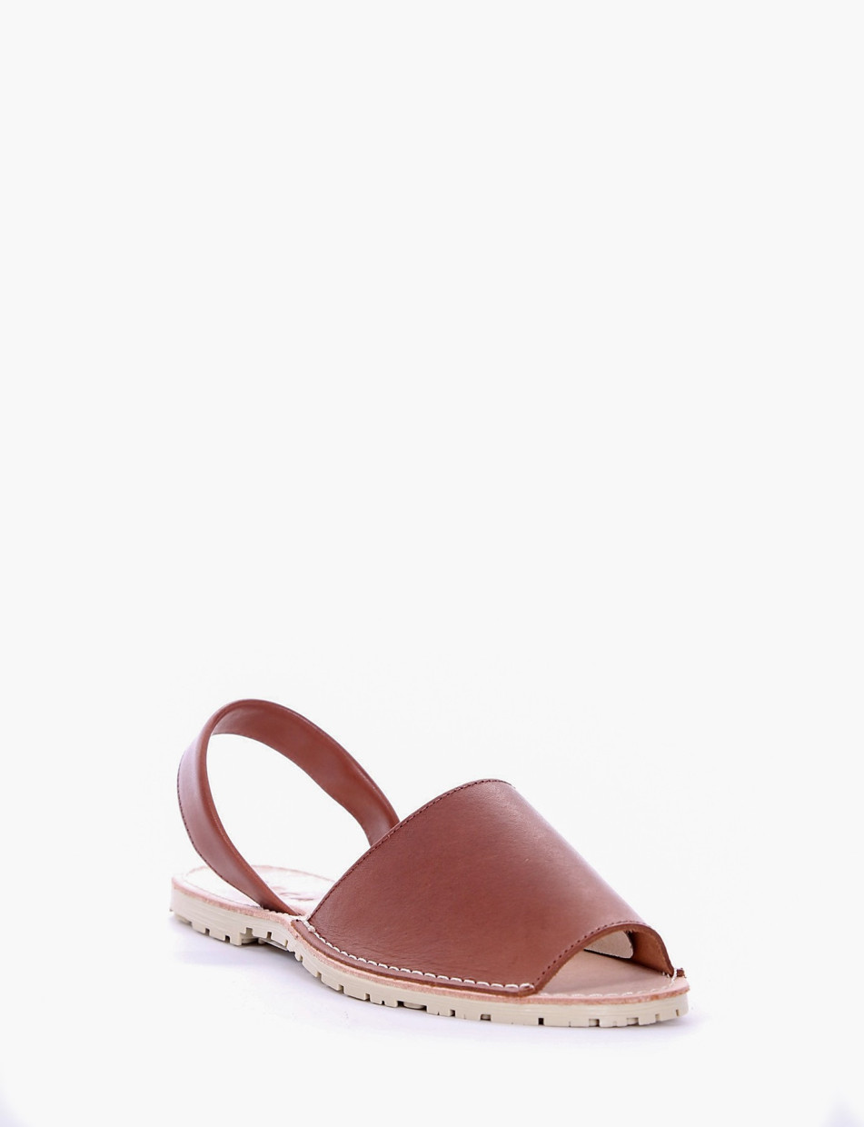 Espadrillas brown leather