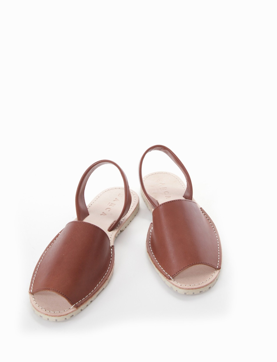 Espadrillas brown leather