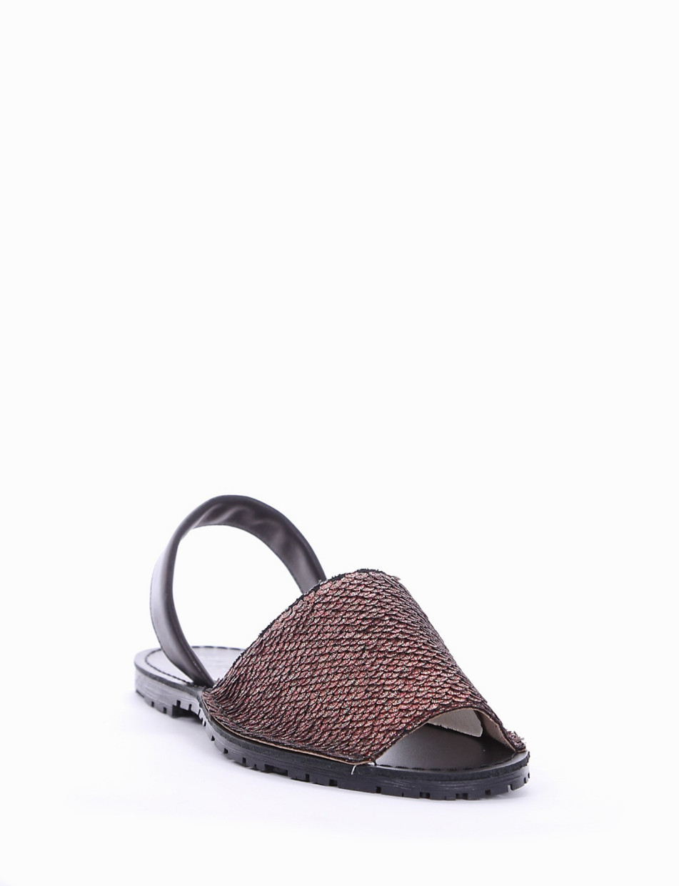 Espadrillas copper paillettes