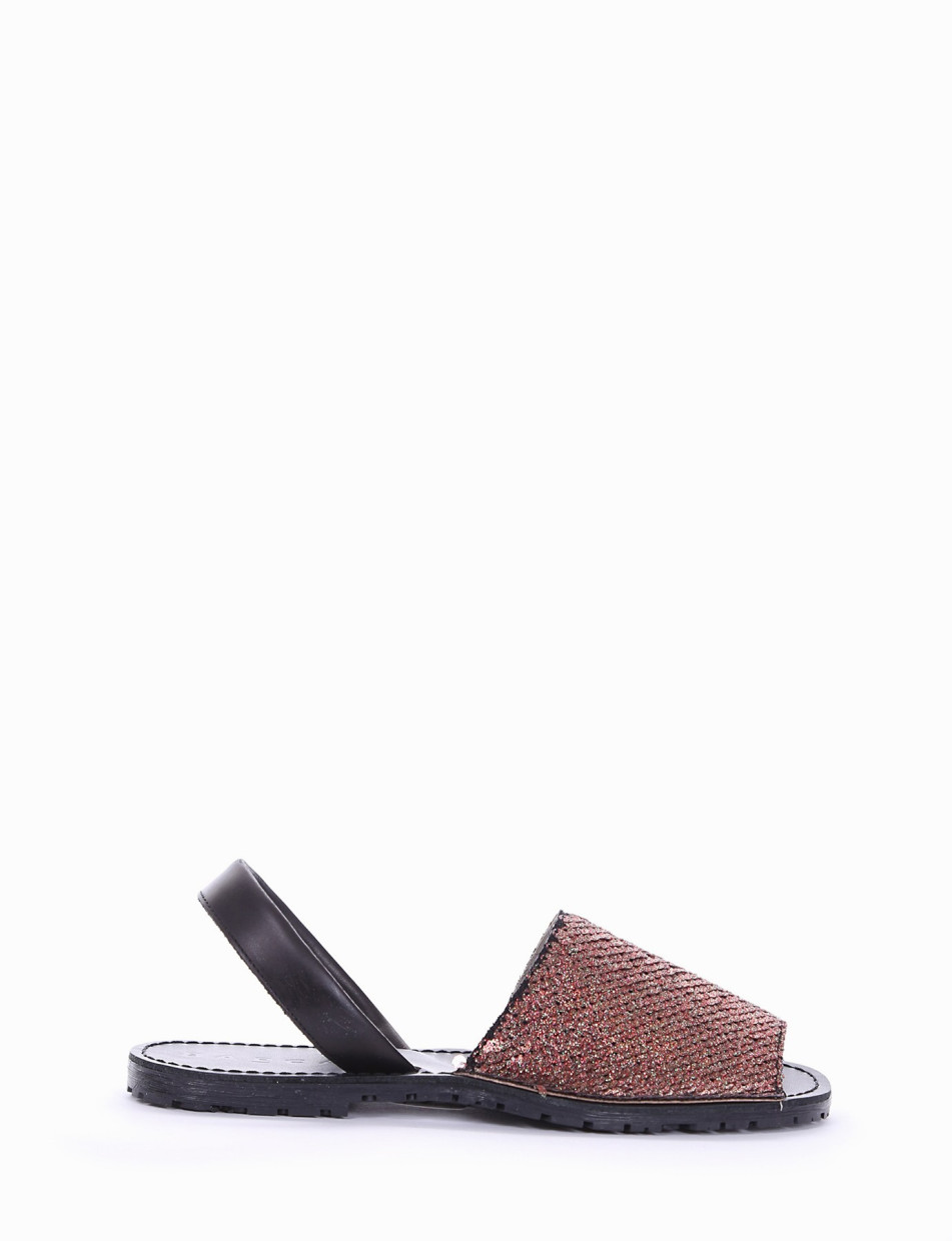 Espadrillas copper paillettes