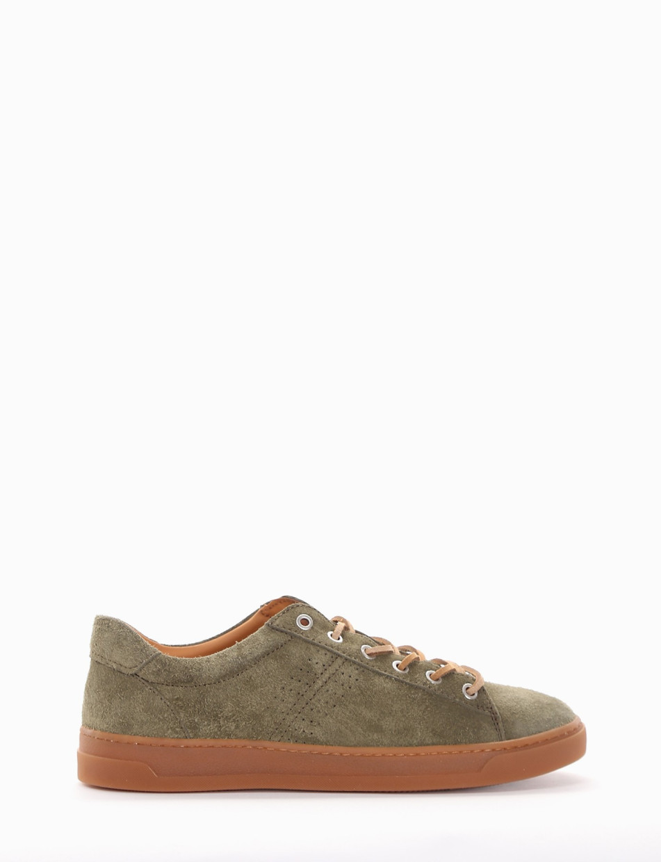 Sneakers green chamois