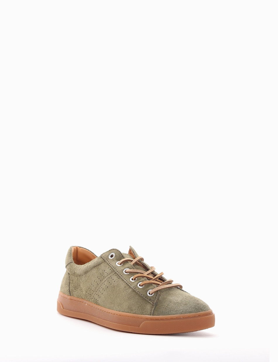 Sneakers green chamois