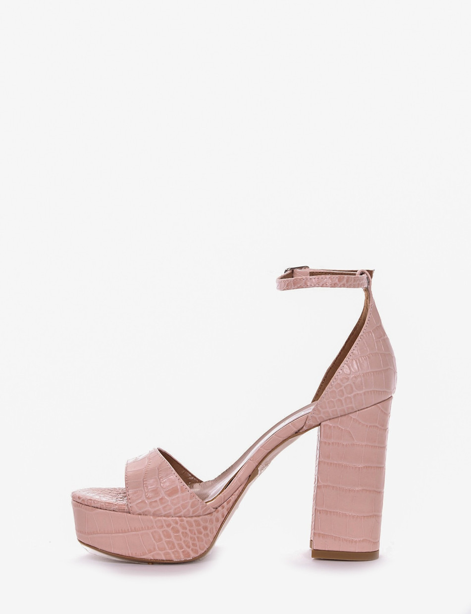 sandalo tacco 11 cm rosa