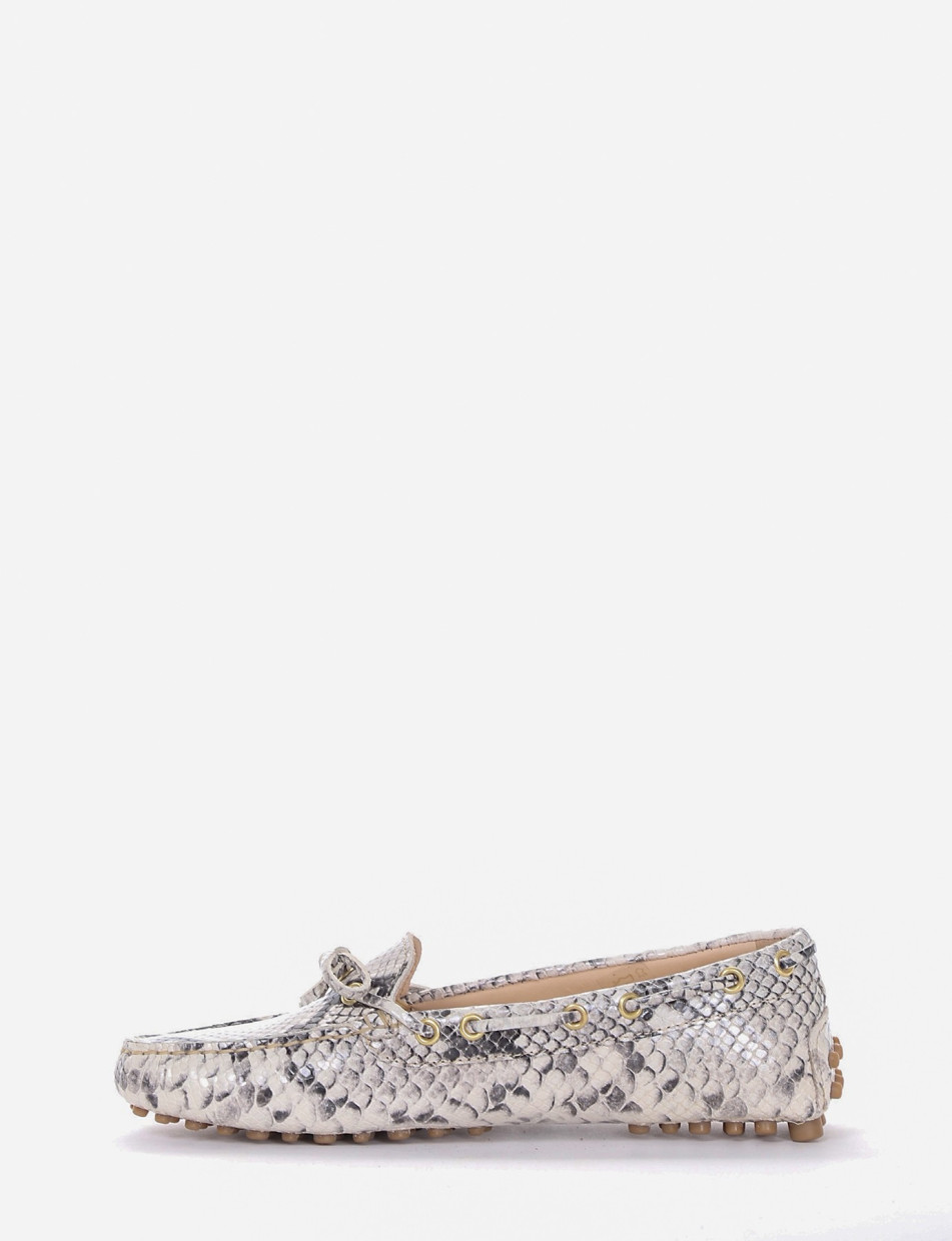 Loafers multicolor python