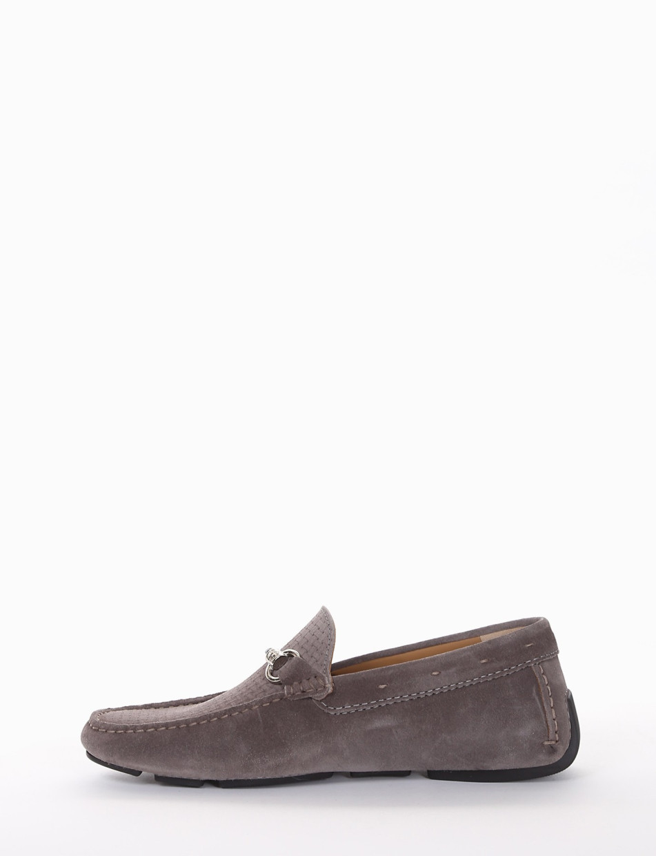 Loafers grey chamois