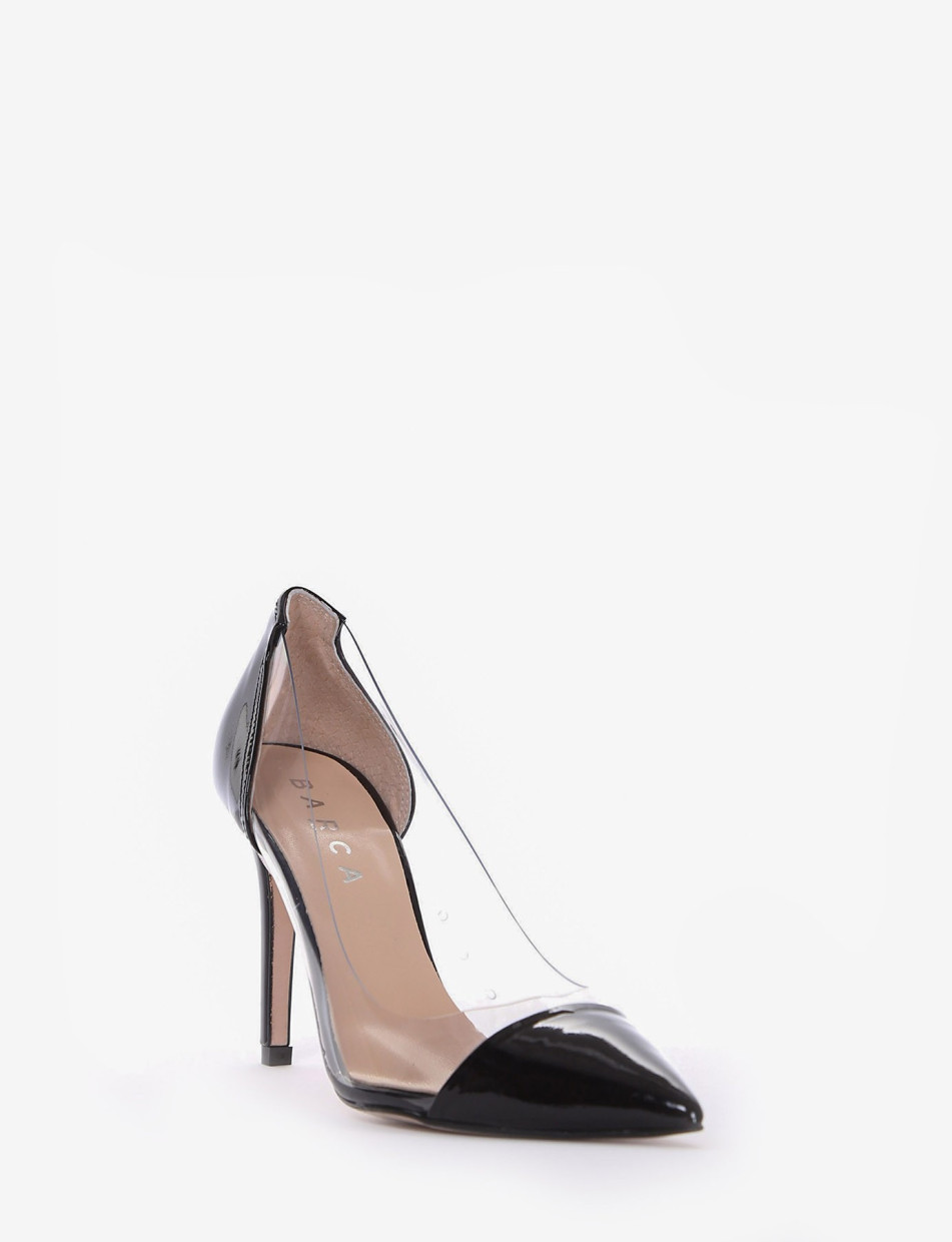 decolte tacco 10 cm nero