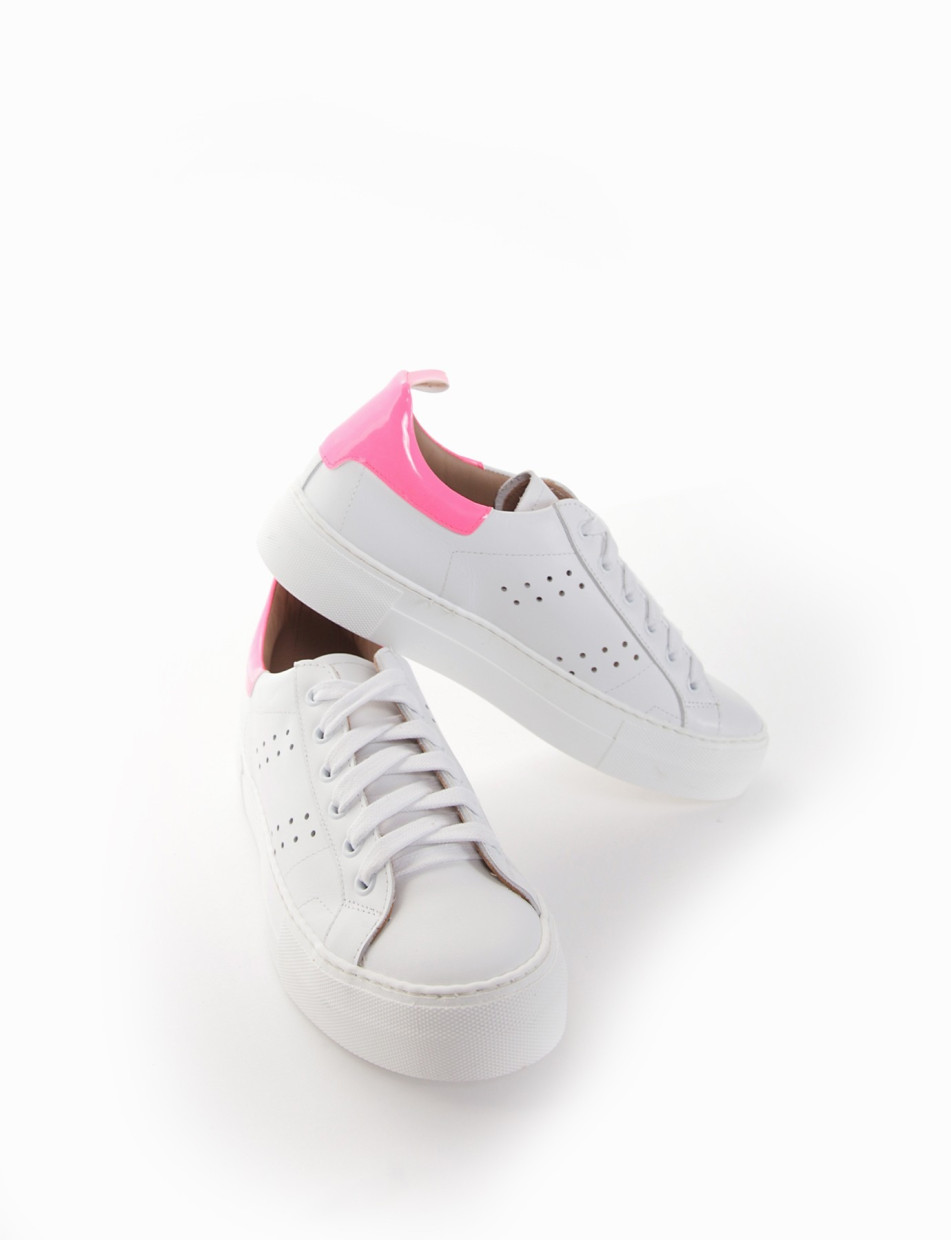 Sneakers white leather