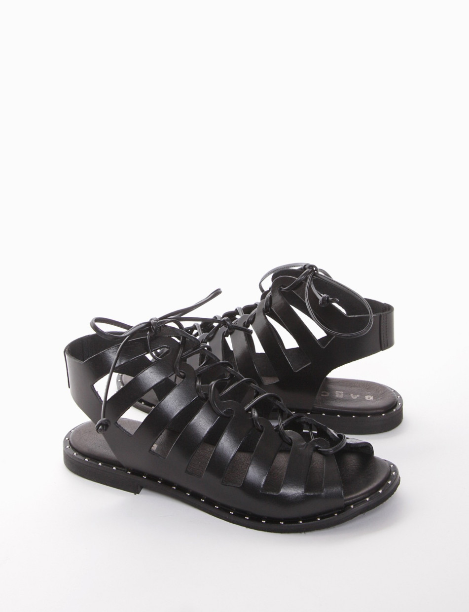 Sandalo tacco 10 nero