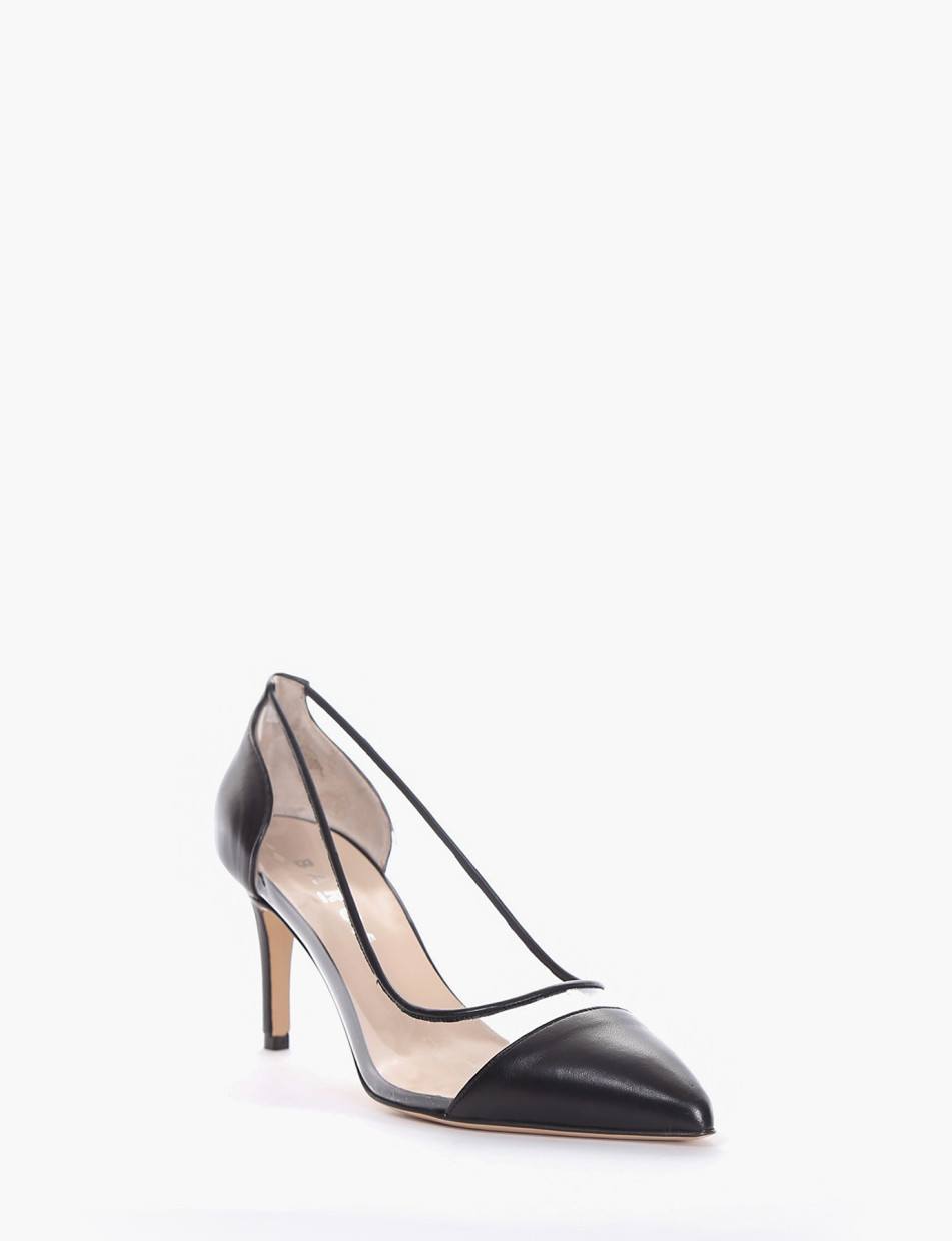decolte tacco 6 cm nero