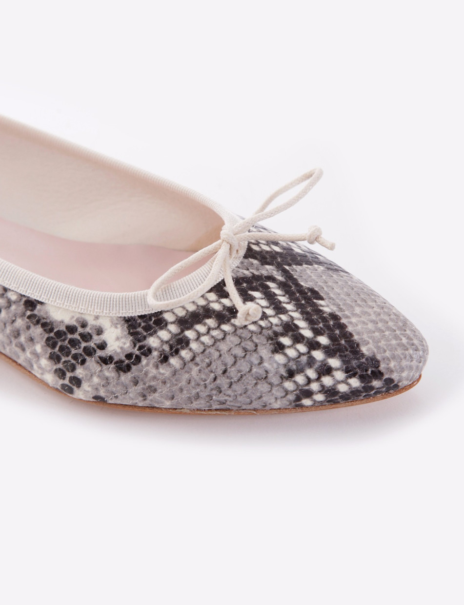 ballerina tacco 1 cm roccia