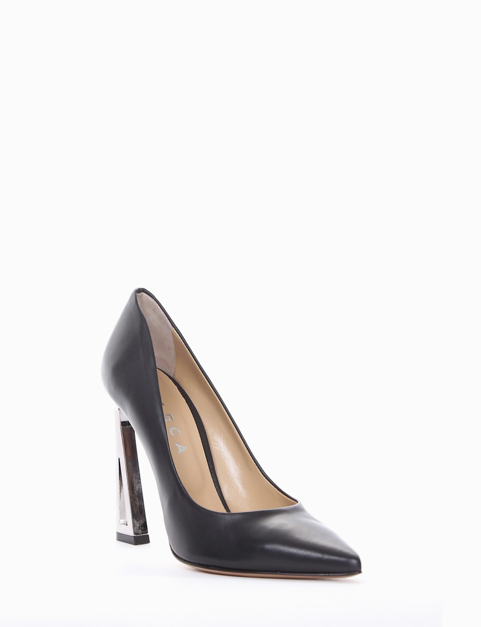 decolte tacco 10 cm nero
