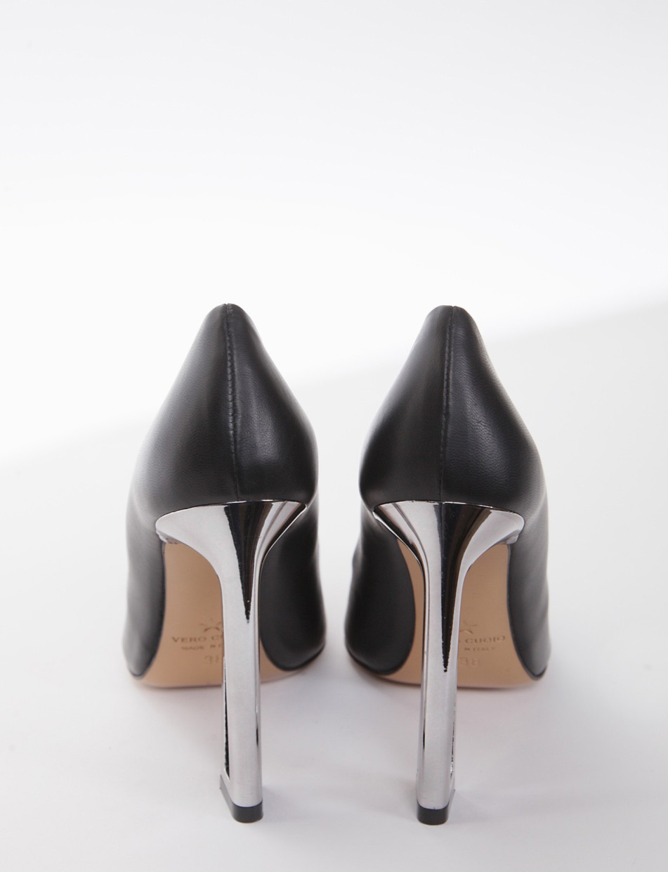 decolte tacco 10 cm nero