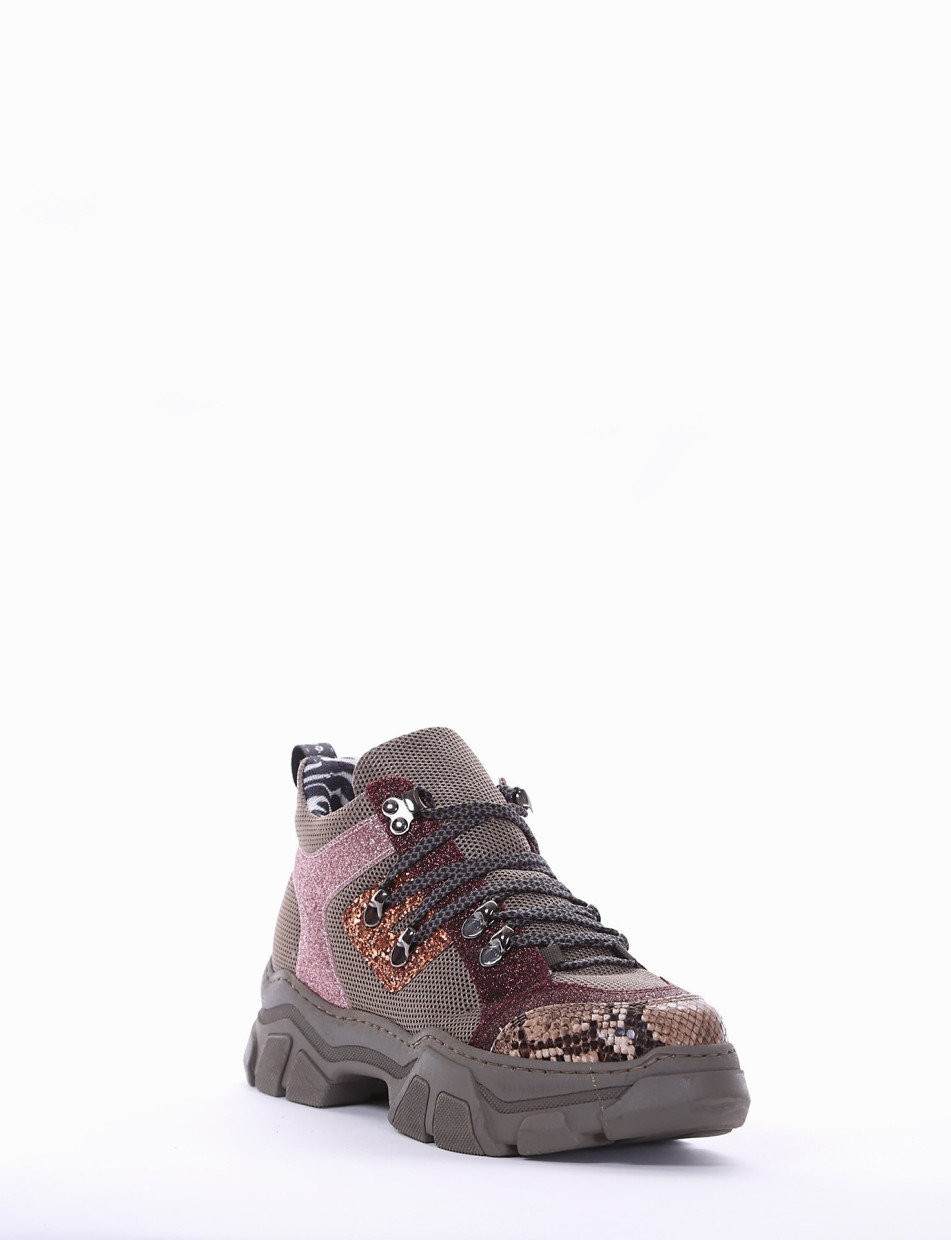 Snkrs fondo alto puntale piton