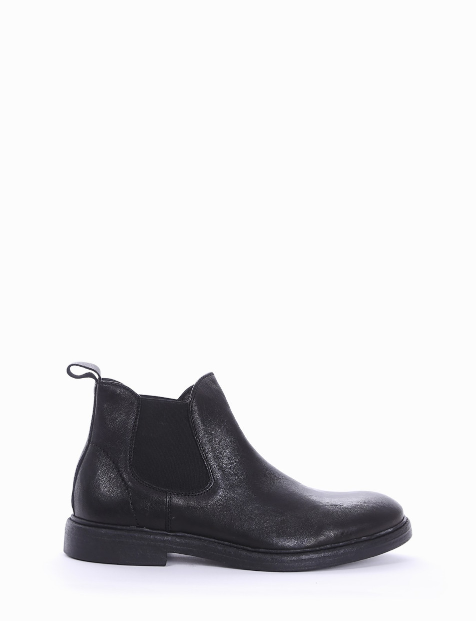 Ankle boots black leather