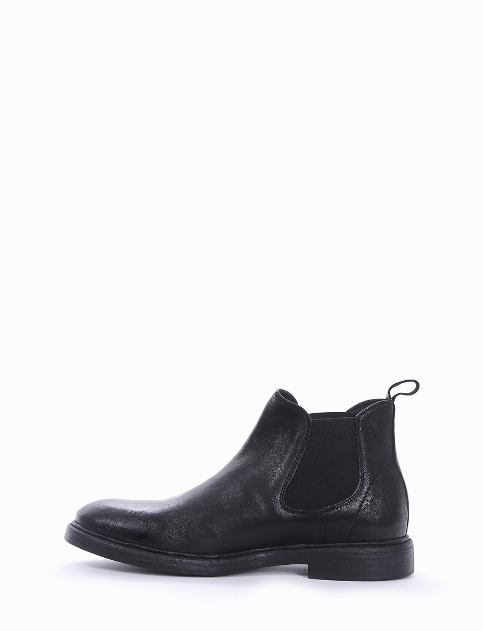 Ankle boots black leather