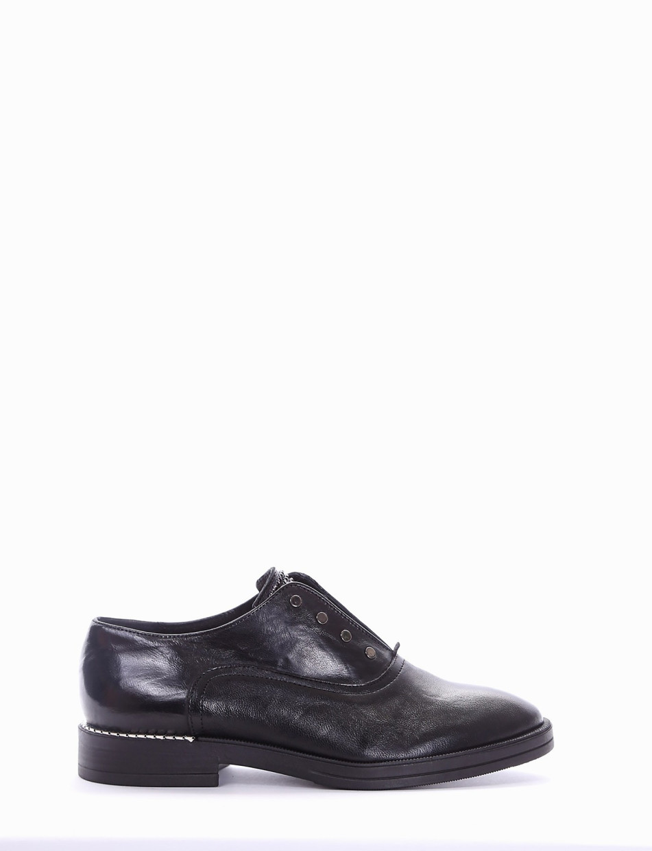 scarpa no lace nero