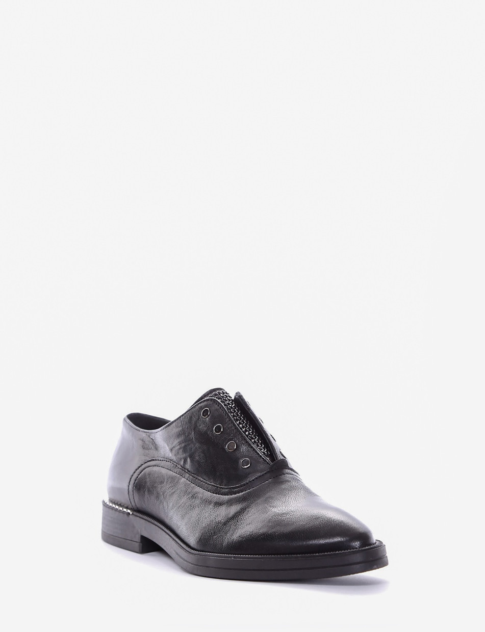 scarpa no lace nero