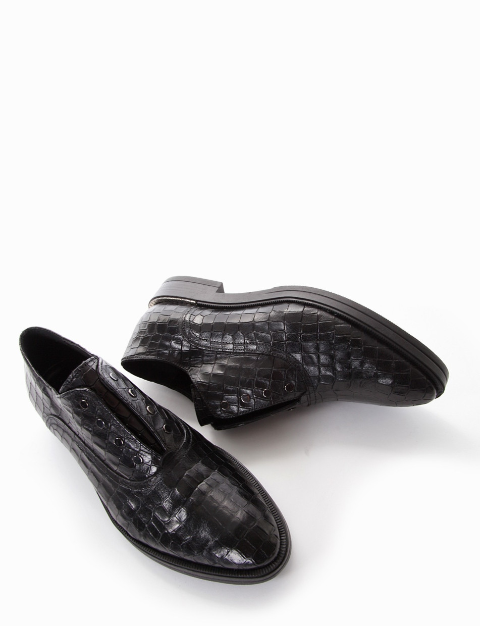 Lace-up shoes heel 2 cm black coconut