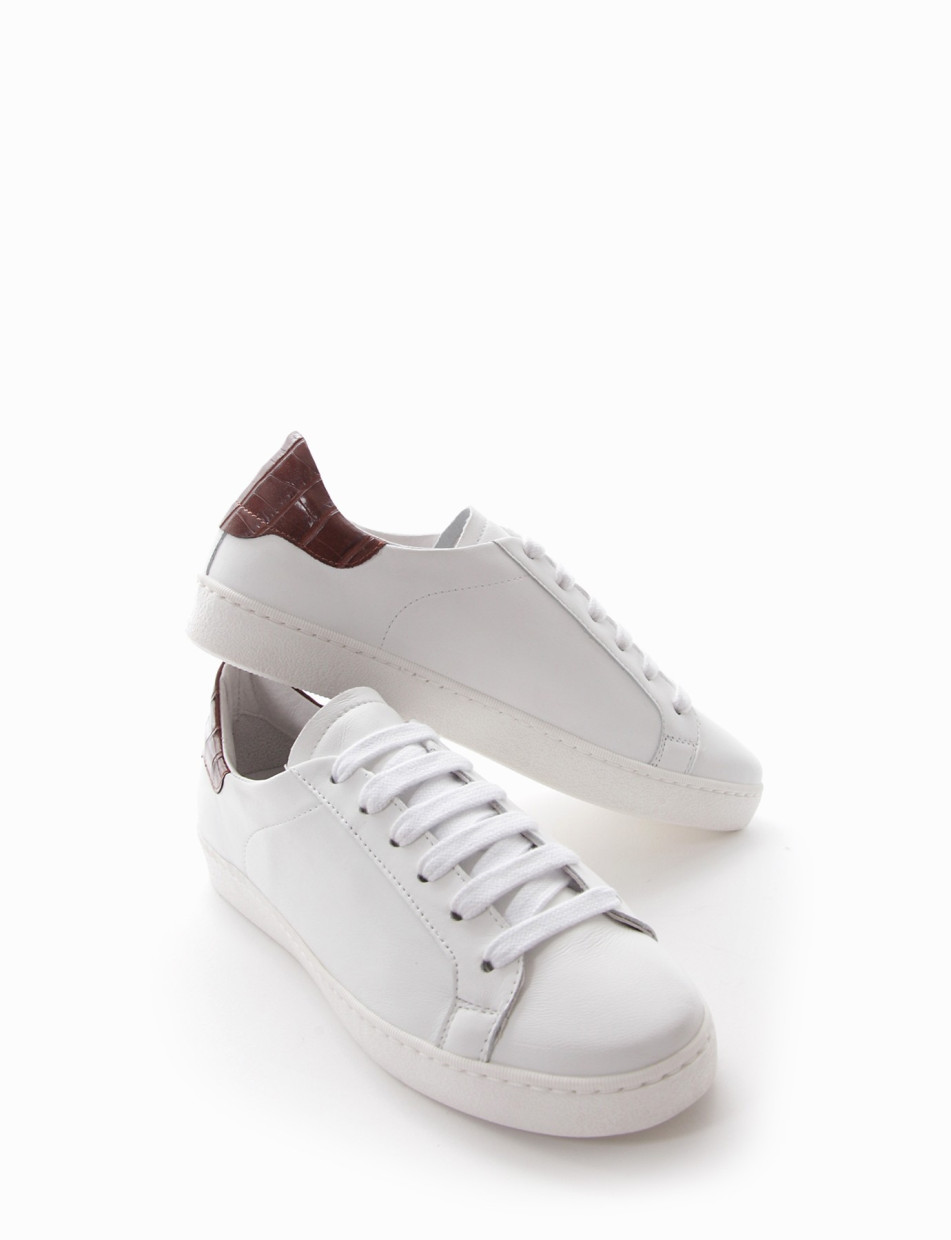 Sneakers white leather