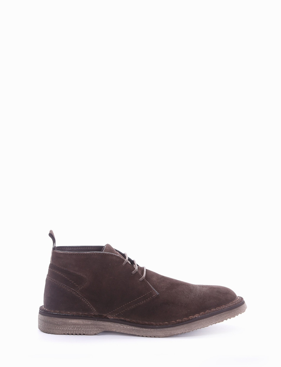 Desert boots dark brown chamois